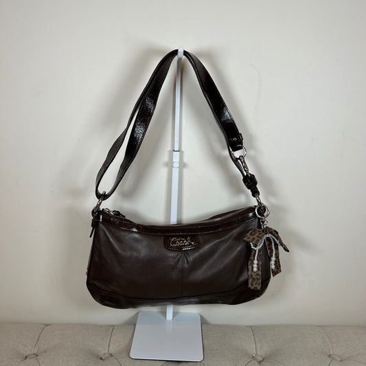 Coach Brown Leather Convertible Shoulder Bag M1220-F19729