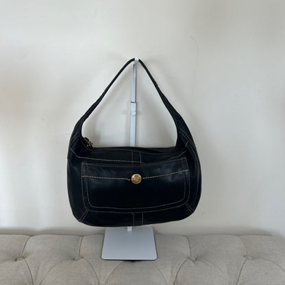 Coach Black Leather Ergo Shoulder Bag M0693-10740