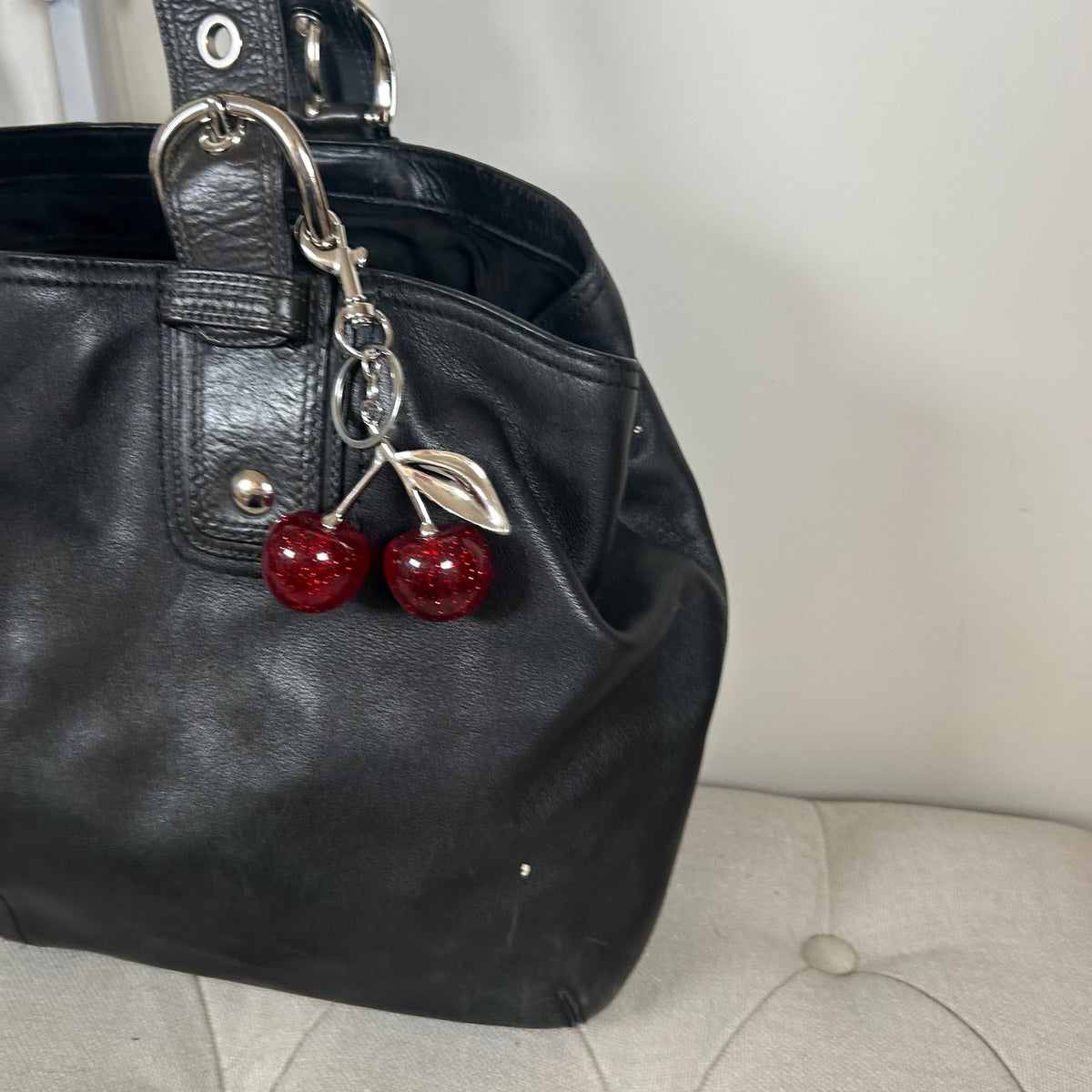 Coach Black Soho Buckle Tote 3 Compartment Shoulder Bag K0820-F13110
