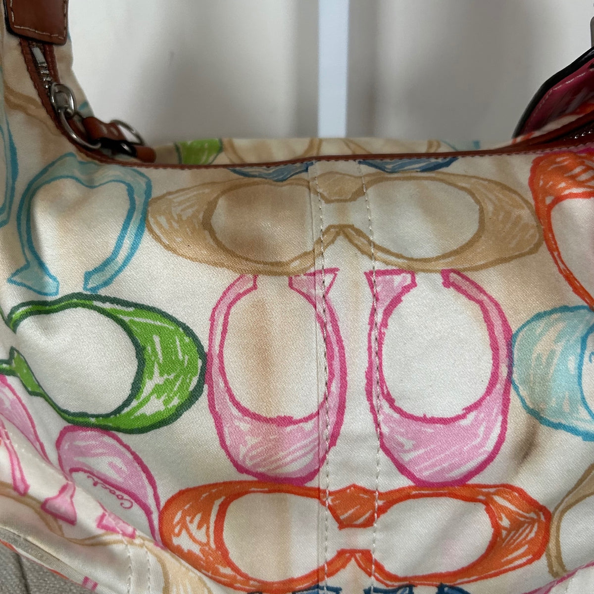 Coach Colourful Scribble Hobo Shoulder Bag A0851-F11672