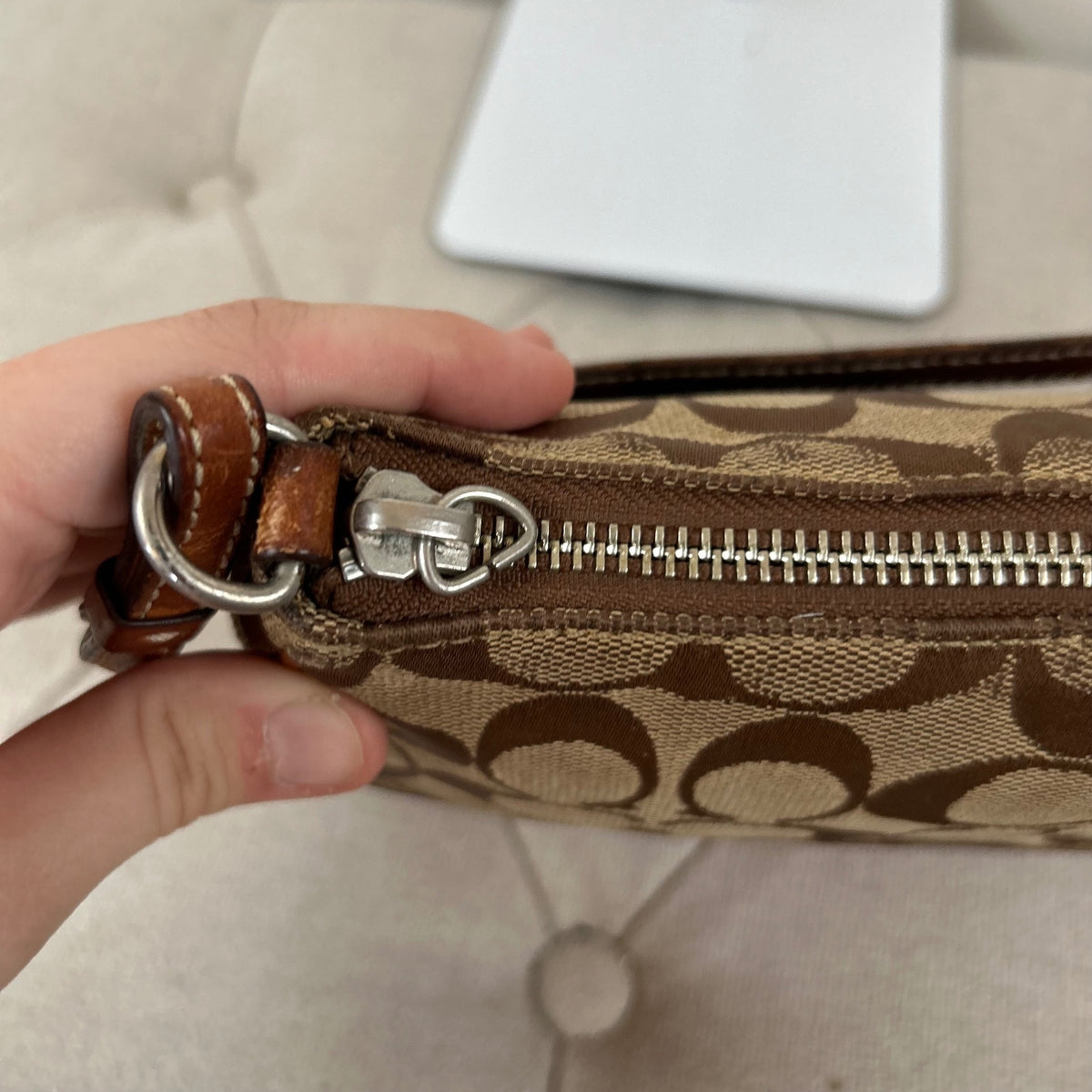 Coach Brown Demi Shoulder Bag M050-6094