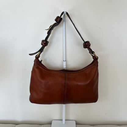 Coach Bleecker Laced Hobo Shoulder Bag Tan Brown Leather H0769-11416