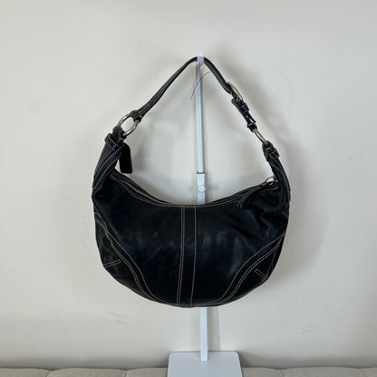 Coach Black Leather Hobo Shoulder Bag G06D-10031