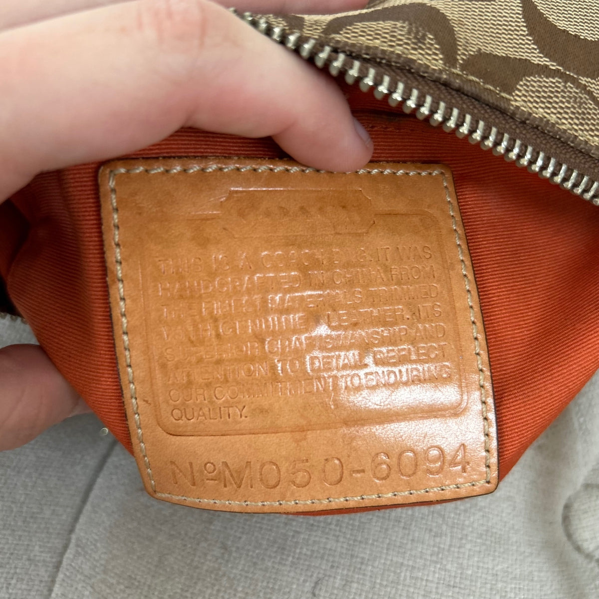 Coach Brown Demi Shoulder Bag M050-6094