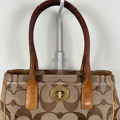 Coach Madeline Brown Monogram Shoulder Bag E0826-12463