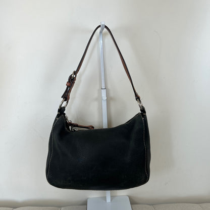 Coach Black Pebbled Leather Medium Mini Shoulder Bag C0782-F10890