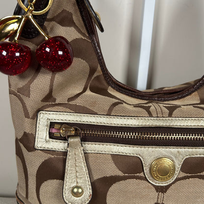 Coach Brown Monogram Medium Ergo Shoulder Bag E1071-F15179