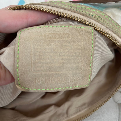 Coach Pastel Scribble Hobo Slouchy Shoulder Bag M05J-132