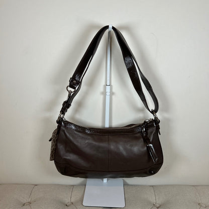 Coach Brown Leather Convertible Shoulder Bag M1220-F19729
