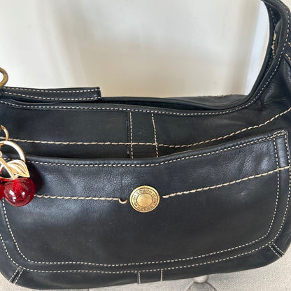 Coach Black Leather Ergo Shoulder Bag M0693-10740