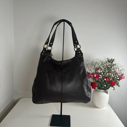 Coach Brown Campbell Hobo Leather Handbag K1381-F24636