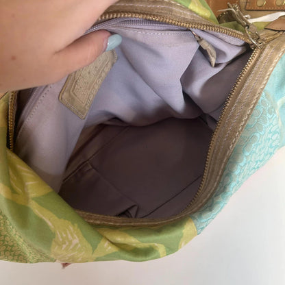 Coach Pastel Patchwork Hobo Shoulder Bag M05Q-464