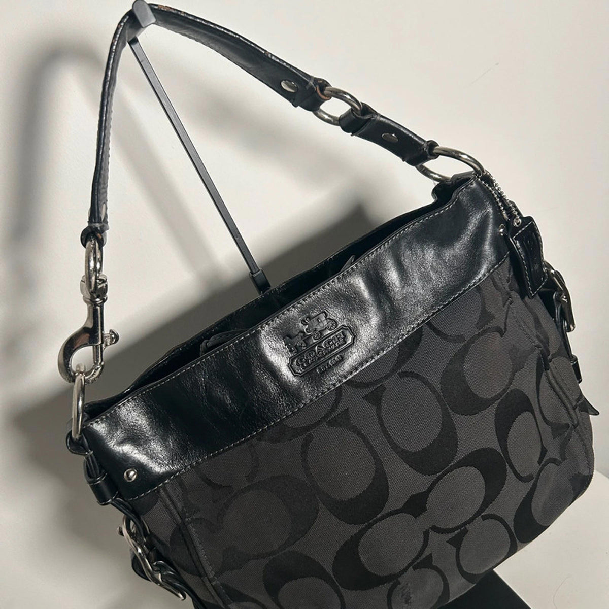 Coach Zoe Signature Canvas Shoulder Bag L0868-12657