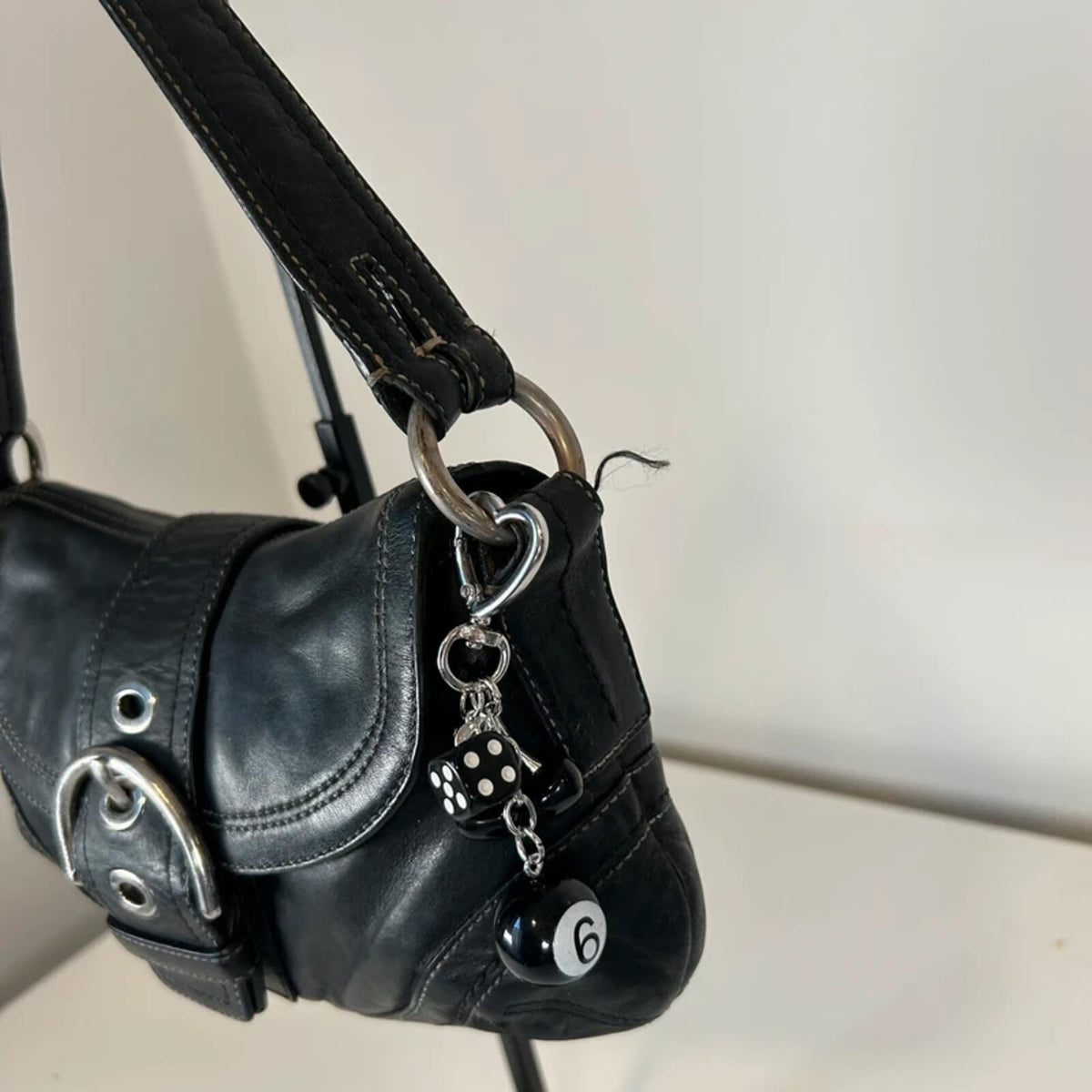 Coach Soho Black Leather Buckle Shoulder Bag F0779‑F10909