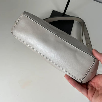Coach Ashley White Leather Sholder Bag D1220-F15512