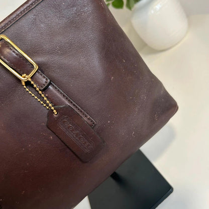 Coach Legacy Vintage Brown Leather Shoulder Handbag K1D-9813