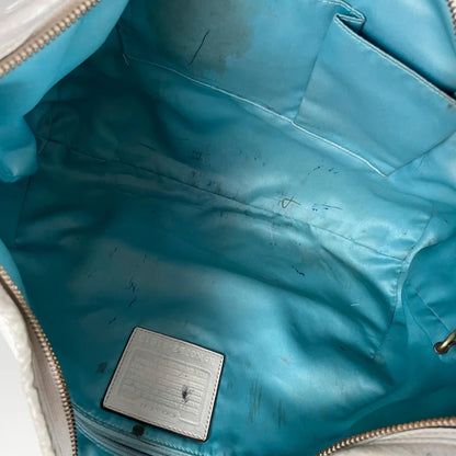 Coach Ergo White Pebbled Leather Shoulder Bag K0782-11613