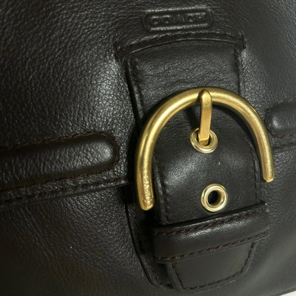 Coach Brown Campbell Hobo Leather Handbag K1381-F24636