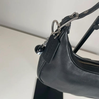 Coach Zoe Legacy Mini Hobo Black Shoulder Bag Y2K L2P-9593