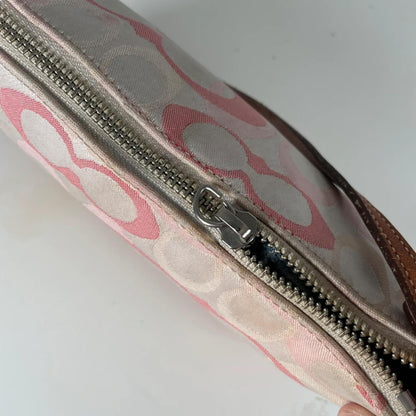 Coach Pink Signature Monogram Demi Bag M3J-7072