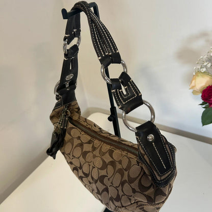 Coach Brown Signature Sufflette “C”Shoulder bag L0694-10600