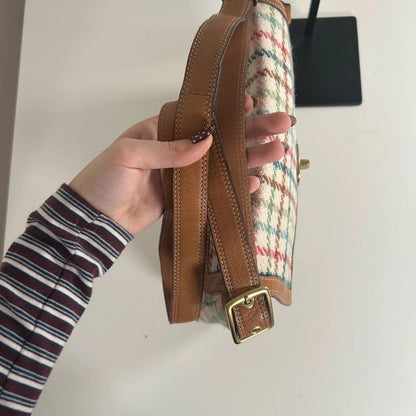 Coach 2009 Large Plaid Wool Crossbody Bag E0971-F13984