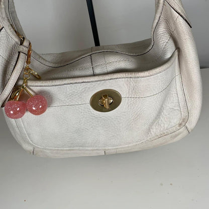 Coach Ergo White Pebbled Leather Shoulder Bag K0782-11613