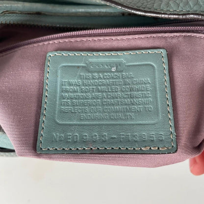 Coach Hamilton Blue Pebbled Leather Hobo Bag E0993-F13956
