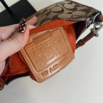 Coach Brown Canvas Mini Demi Shoulderbag A22-6094
