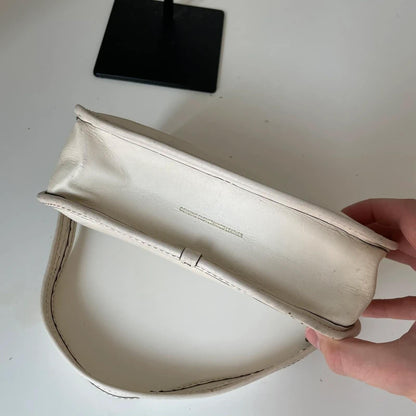 Coach White Leather Swinger Shoulder Bag M2048-C0638